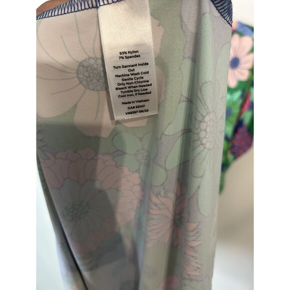 Talbots Effortless Jersey Bella Dress Plus Size 3XLP Floral Short Sleeve 2 Pack - Picture 11 of 12